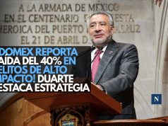 ¡Edomex reporta caída del 40% en delitos de alto impacto! Duarte destaca estrategia