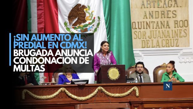 ¡Sin aumento al predial en CDMX! Brugada anuncia condonación de multas