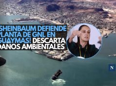 ¡Sheinbaum defiende planta de GNL en Guaymas! Descarta daños ambientales