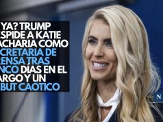 ¿Y ya? Trump despide a Katie Zacharia como secretaria de prensa tras cinco días en el cargo y un debut caótico