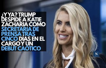 ¿Y ya? Trump despide a Katie Zacharia como secretaria de prensa tras cinco días en el cargo y un debut caótico
