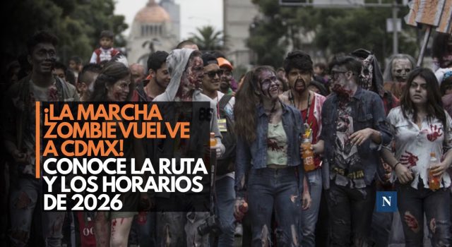 ¡La Marcha Zombie vuelve a CDMX! Conoce la ruta y los horarios de 2026