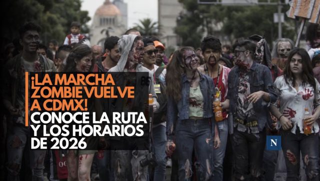 ¡La Marcha Zombie vuelve a CDMX! Conoce la ruta y los horarios de 2026