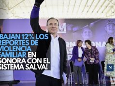 ¡Bajan 12% los reportes de violencia familiar en Sonora con el Sistema SALVA!