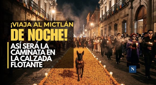 ¡Caminata al Mictlán en la Calzada Flotante! Conoce los detalles de este recorrido nocturno