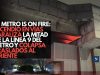 El metro is on fire: Incendio en vías paraliza la mitad de la Línea 9 del Metro y colapsa traslados al oriente