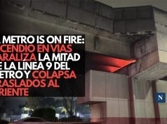 El metro is on fire: Incendio en vías paraliza la mitad de la Línea 9 del Metro y colapsa traslados al oriente