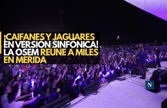 ¡Caifanes y Jaguares en versión sinfónica! La OSEM reúne a miles en Mérida