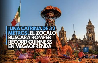 ¡Una Catrina de 32 metros! El Zócalo buscará romper récord Guinness en Mega Ofrenda