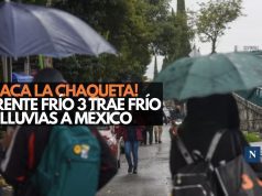 ¡Saca la chaqueta! Frente Frío 3 trae frío y lluvias a México
