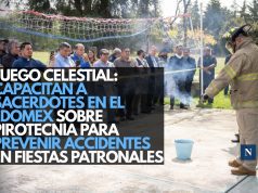 Fuego celestial: Capacitan a sacerdotes en el Edomex sobre pirotecnia para prevenir accidentes en fiestas patronales