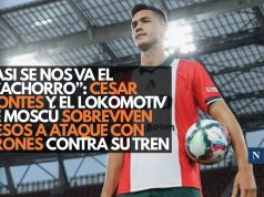 Casi se nos va el “Cachorro”: César Montes y el Lokomotiv de Moscú sobreviven ilesos a ataque con drones contra su tren