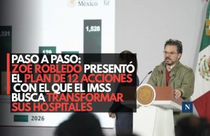 Paso a paso: Zoé Robledo presentó el plan de 12 acciones con el que el IMSS busca transformar sus hospitales