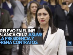 ¡Relevo en el INE! Blanca Cruz asume la presidencia y frena contratos