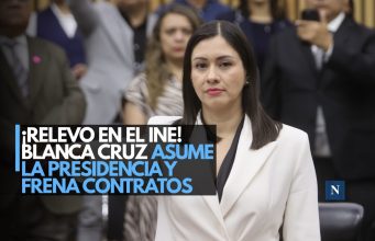 ¡Relevo en el INE! Blanca Cruz asume la presidencia y frena contratos