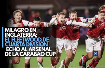 Milagro en Inglaterra: El Fleetwood de cuarta división echó al Arsenal de la Carabao Cup