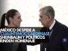 ¡México despide a Cuauhtémoc Cárdenas! Sheinbaum y políticos rinden homenaje