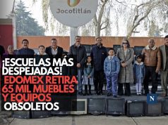 ¡Escuelas más despejadas! Edomex retira 65 mil muebles y equipos obsoletos