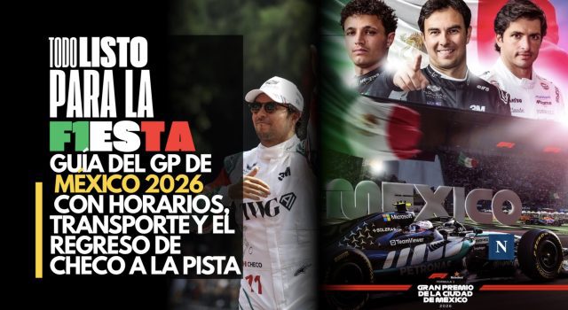 Todo listo para la F1esta: Guía del GP de México 2026 con horarios, transporte y el regreso de Checo a la pista