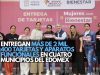 Entregan más de 2 mil 400 tarjetas y aparatos funcionales en cuatro municipios del Edomex