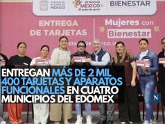 Entregan más de 2 mil 400 tarjetas y aparatos funcionales en cuatro municipios del Edomex