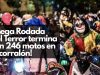 ¡Mega Rodada del Terror termina con 246 motos en el corralón!