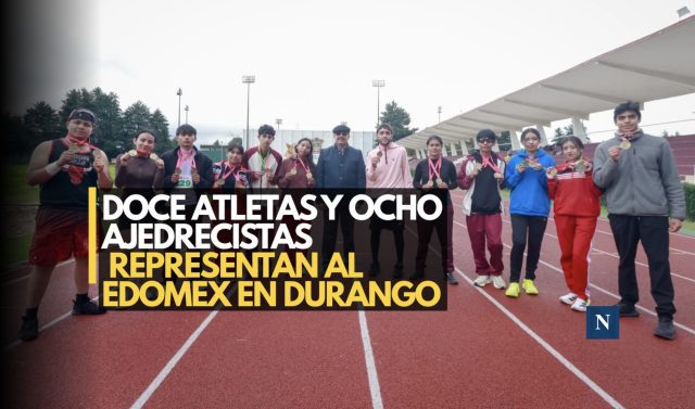 Doce atletas y ocho ajedrecistas representan al EdoMéx en Durango