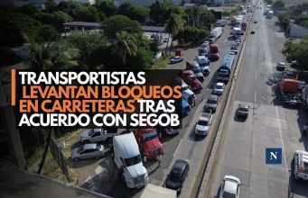 Transportistas levantan bloqueos en carreteras tras acuerdo con Segob