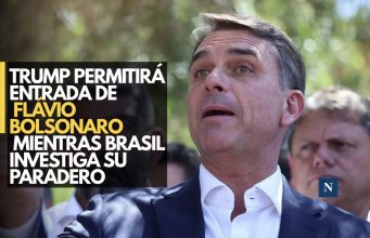Trump permitirá entrada de Flávio Bolsonaro mientras Brasil investiga su paradero