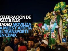 Celebración de San Judas Tadeo moviliza a miles y afecta el transporte en CDMX