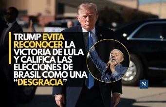 Trump evita reconocer la victoria de Lula y califica las elecciones de Brasil como una “desgracia”