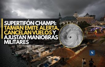 Supertifón Champi: Taiwán emite alerta, cancelan vuelos y ajustan maniobras militares