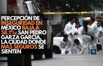Percepción de inseguridad en México baja a 58.1%: San Pedro Garza García, la ciudad donde más seguros se sienten