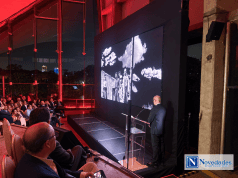 Obra Blanca 2026: Daltile, Marazzi y Vitromex en escena Presentación ante asistentes en el escenario de Lago Algo